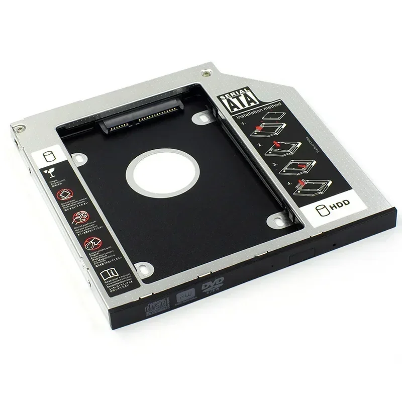 9.5 12.7mm HDD Caddy Aluminum Universa SATA 3.0 2.5