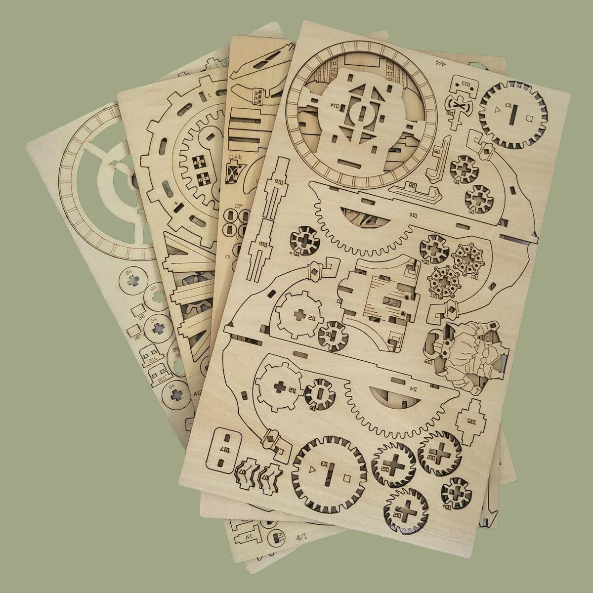 Quebra-cabeça 3d diy brinquedo de madeira modelo de montagem de veículo off-road adulto aniversário dia das bruxas presente de natal