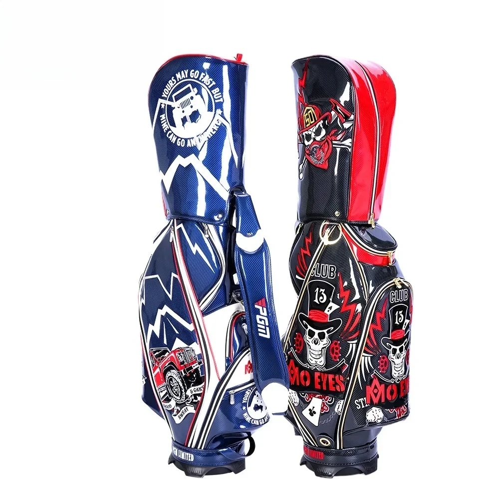 

Golf Men's Ball Bag Embroidered Crystal Leather Standard Bag Waterproof and Wear-resistant Lightweight Club Bag