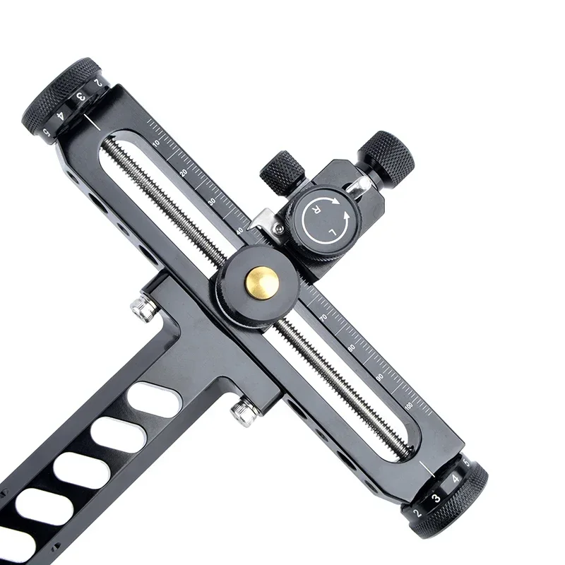 9" Recurve Bow Sight High Accuracy 1 Pin Adjustable Aluminum Alloy Archery Sight for Target Practice Hunting Shooting view 2