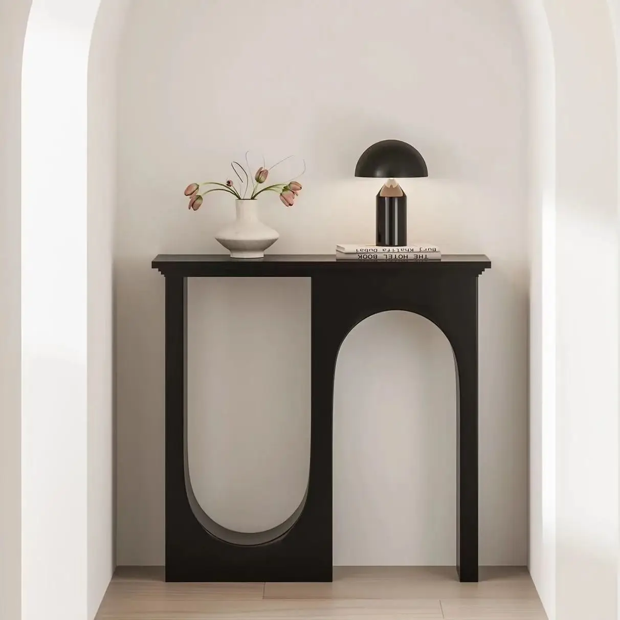 

for Nordic minimalist entryway cabinet small console table for living room hallway modern cream colored storage bench wall