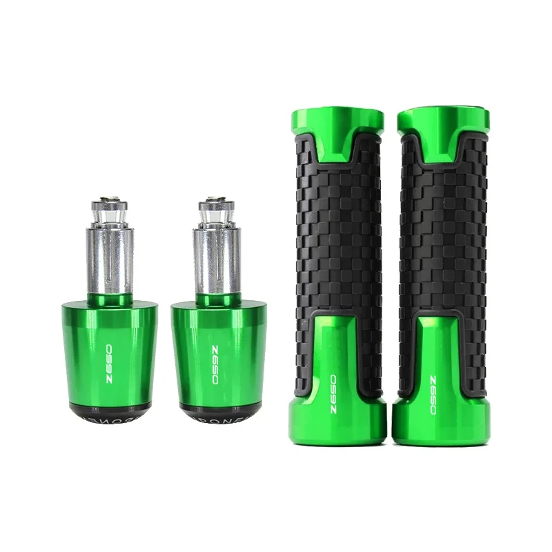 Für Kawasaki Z650 Z650RS 2024 2023 2022 2021 2020 2017 2018 2019 Motorrad Zubehör CNC Griff Bar Lenker Griffe Kappe Ende