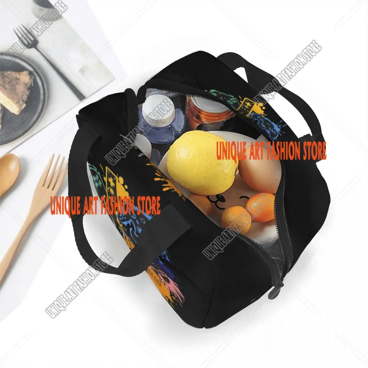 Controlla tutte le cose Controller per videogiochi Borse per il pranzo isolate Contenitore per pasti portatile Borsa termica Tote Lunch Box Borsa per alimenti