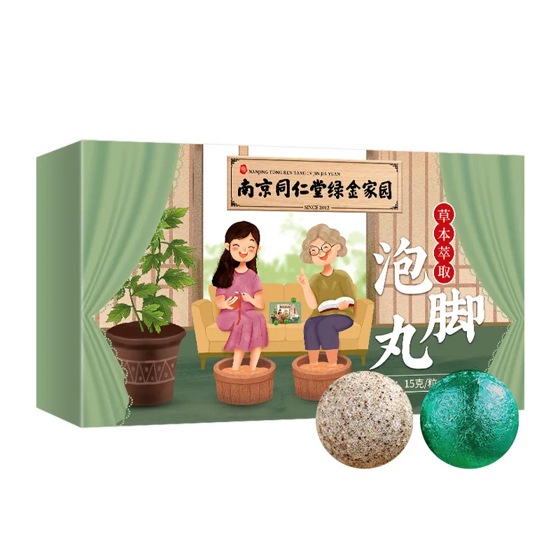 

Foot Bath Pills Sweat-inducing Foot Bath Pills Household Wormwood Deep Cleansing Detoxification Foot Health Care Tools 10PC/BOX