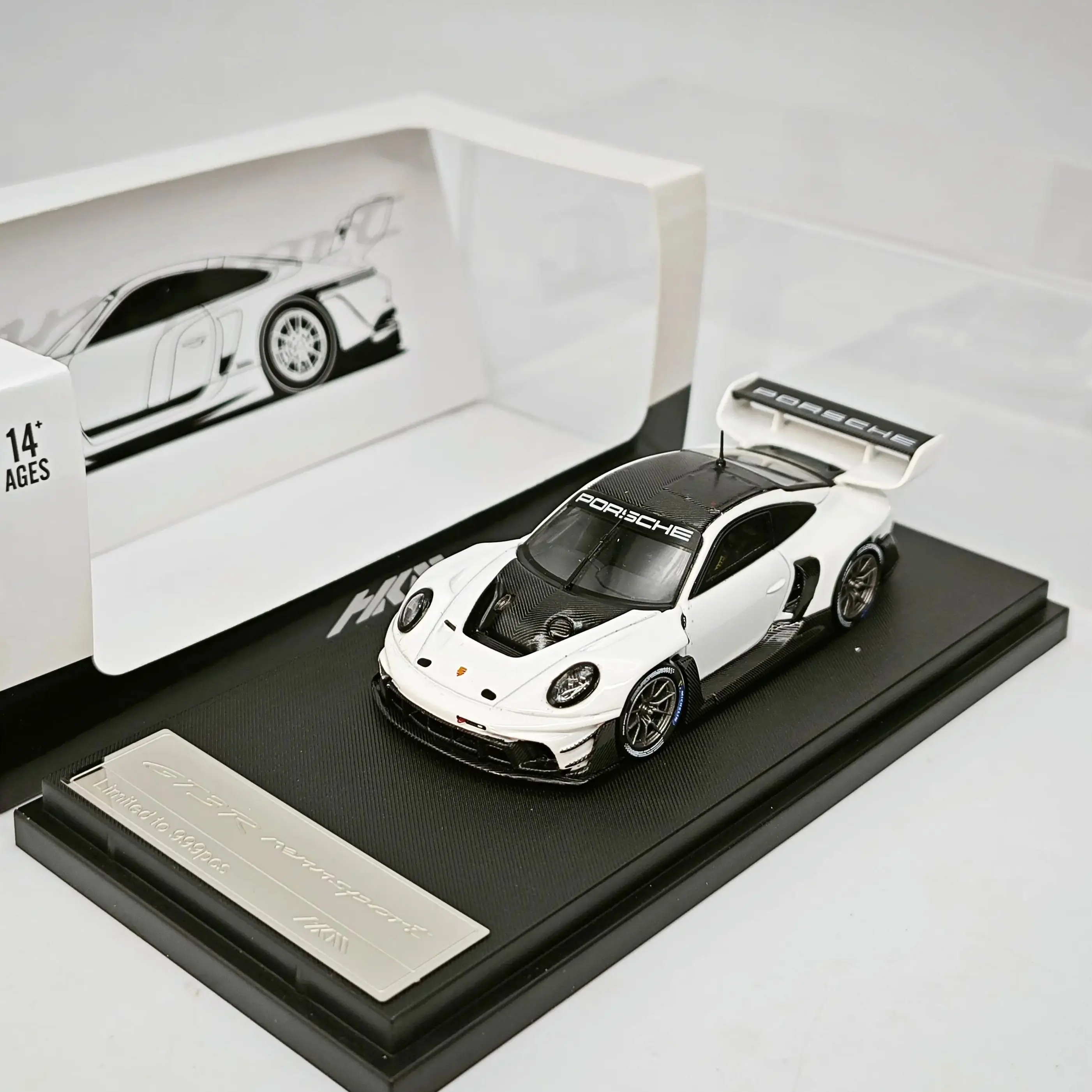 

HKM 1:64 RWB 911 GT3 R Rennsport Supercar Diecast Model Car