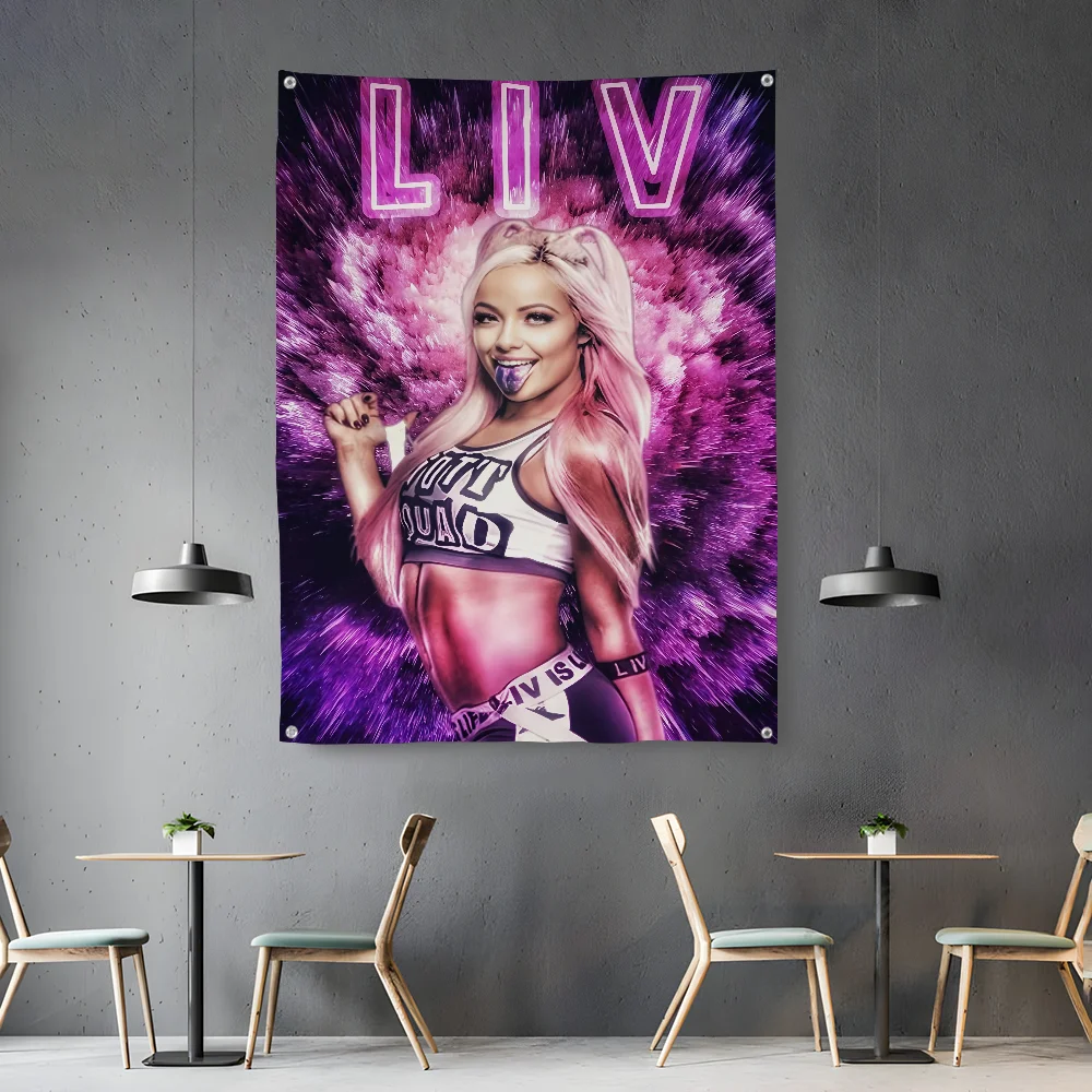 

Hot Boxer L-Liv MorganS Flag Bedroom Living Bar Garden Outdoor Microfiber Festival Decoration Background Art Banner