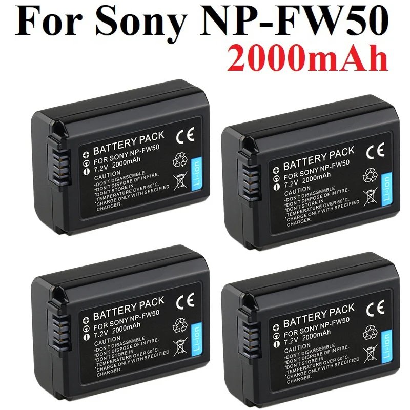 Dla SONY np-fw50 NP FW50 bateria do aparatu Sony Alpha a6500 a6300 a6000 a5000 a3000 NEX-3 a7R a7R a7S NEX-7 NEX-3D NEX-3K NEX-5R