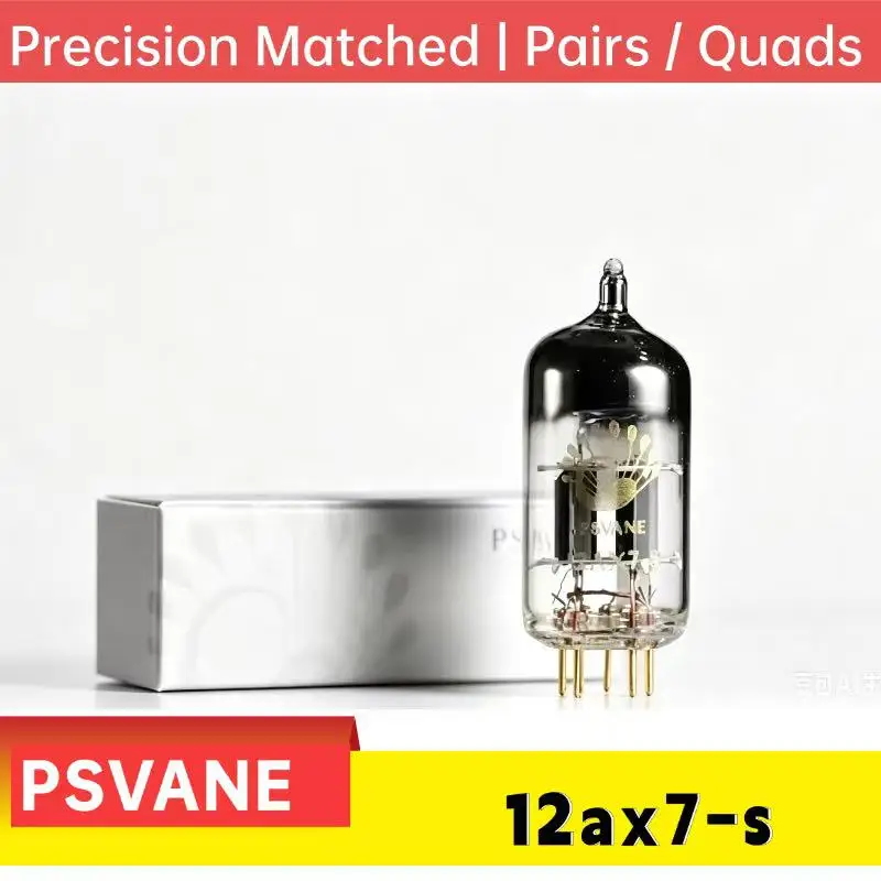 psvane-12ax7-s-markii-ゴールドピンチューブ-12ax7-ecc83-7025-cv4004の交換用ドロップインタイプ、アンプ用ハイエンドオーディオプリアンプバルブ