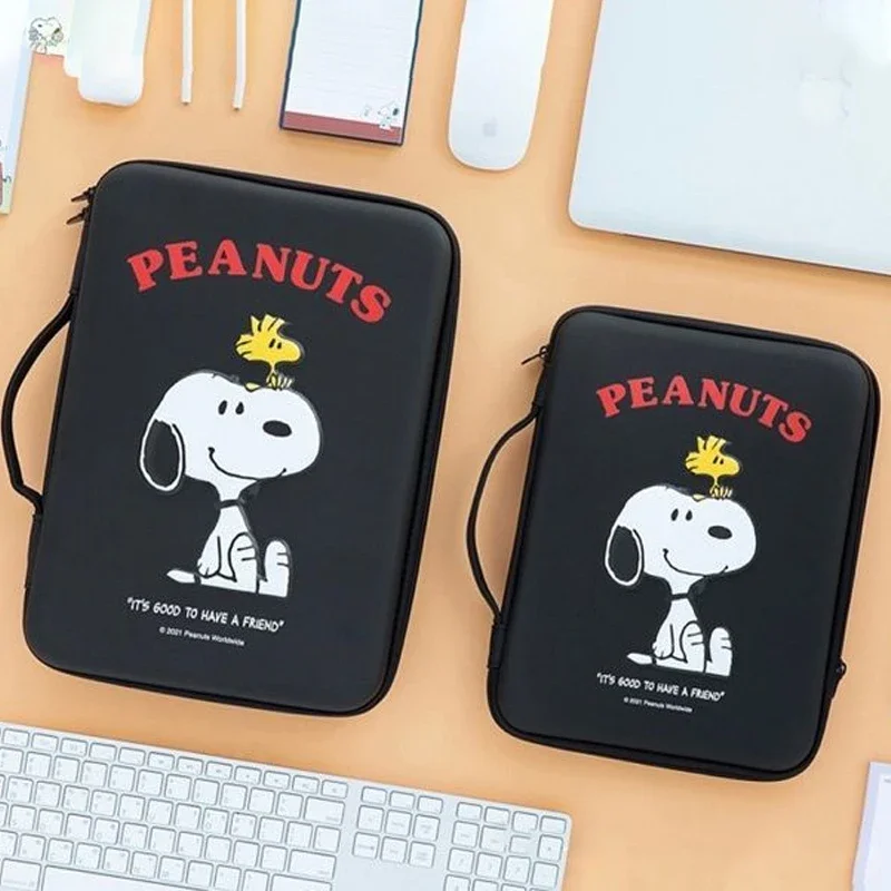 Snoopy Tablet PC Torage Case Cartoon Portable Laptop Bag for 11 Inch for Macbook Xiaomi HUAWEI HP Dell Laptop Carrying Bag Cover