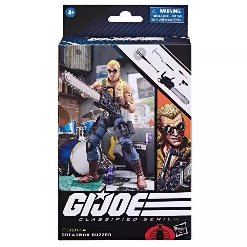 

Hasbro Спецназ G.I. Joe Bazel Death Squad вокруг 6-дюймовой экшн-фигурки, модель руки, обратно в школу, аниме-игрушки