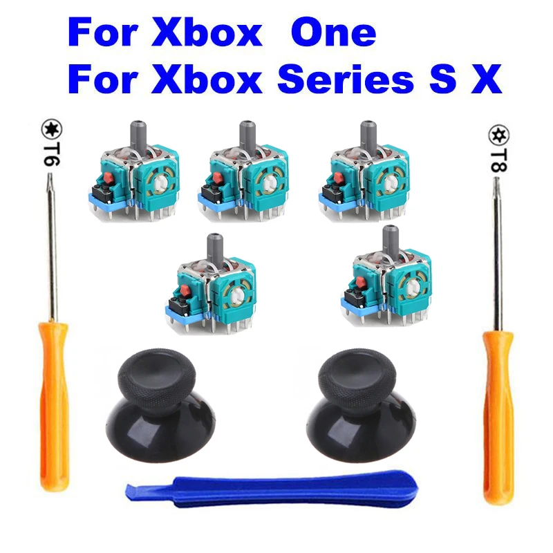 3D Analog Joystick Sensor Module Potentiometers Thumbstick Mushroom Replacement for Microsoft for Xbox One S X Series Controller