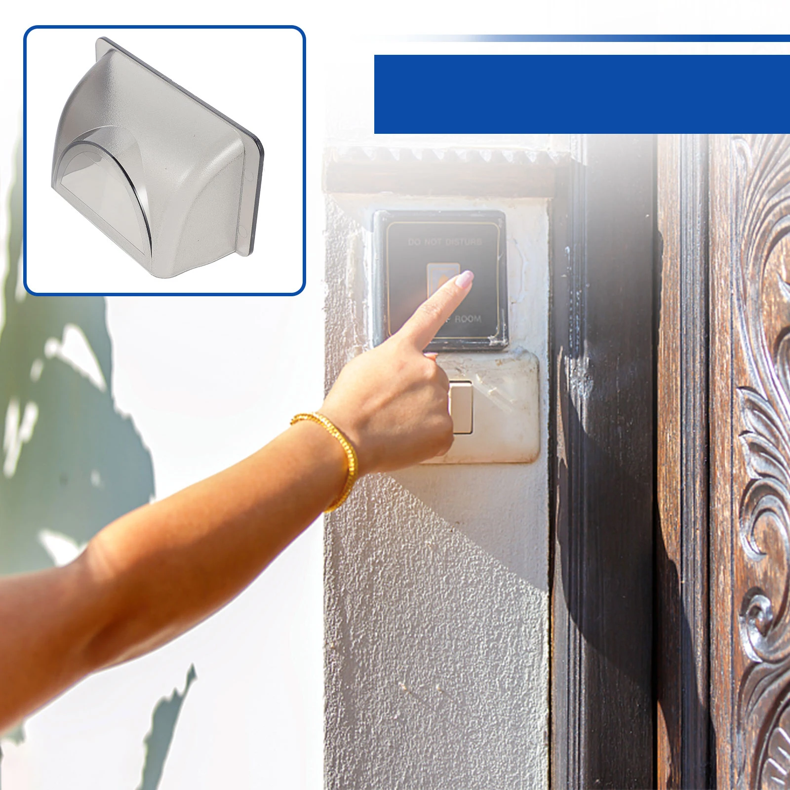 

Plastic Rain Cover for Doorbell Fingerprint Protector Suitable Attendance Machine Video Door Access Rainproof