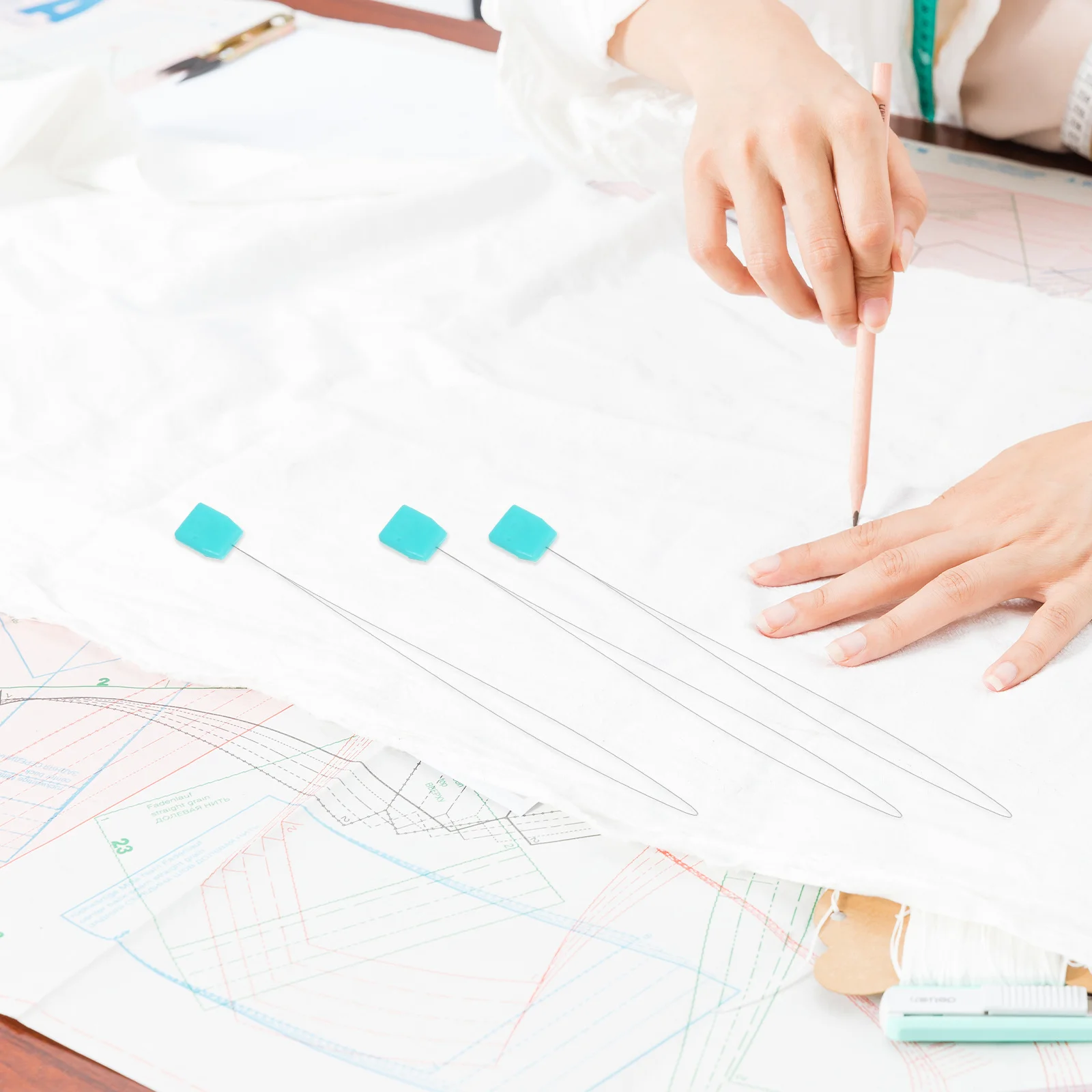 10 قطعة إبرة لكمة طويلة خيوط سلك خيوط المعونة للتطريز الخياطة عبر غرزة DIY بها بنفسك 20 سنتيمتر طويلة لكمة إبرة عراف