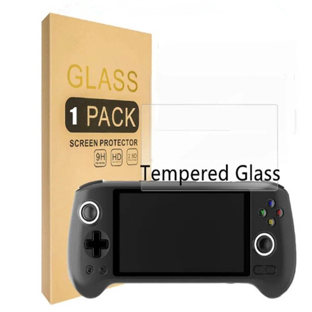 

Tempered Glass Film Screen Protectors for Anbernic RG556 Gaming Console 9H Clear Scratch Protective Film Screen Protectors Film