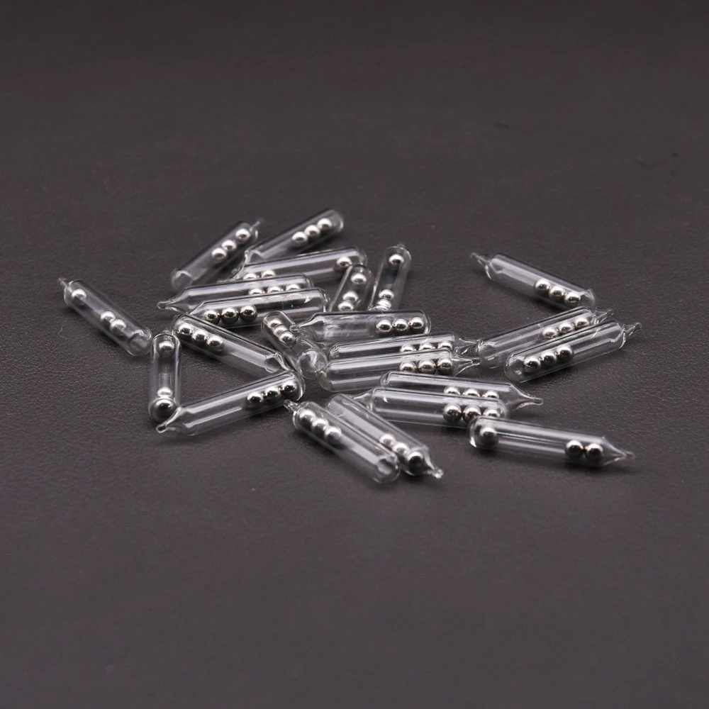 50 Stück/Lot Rasselköder zum Anlocken von Fischen – 3mm/4mm/5mm Edelstahlperlen mit Glashülse, Glas-Maraca-Angelzubehör – Detail 4