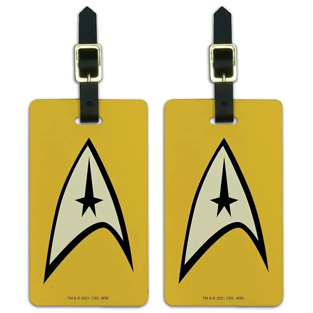 

Free ShippingStar Trek Command Shield Luggage ID Tags Suitcase Carry-On Cards - Set of 2