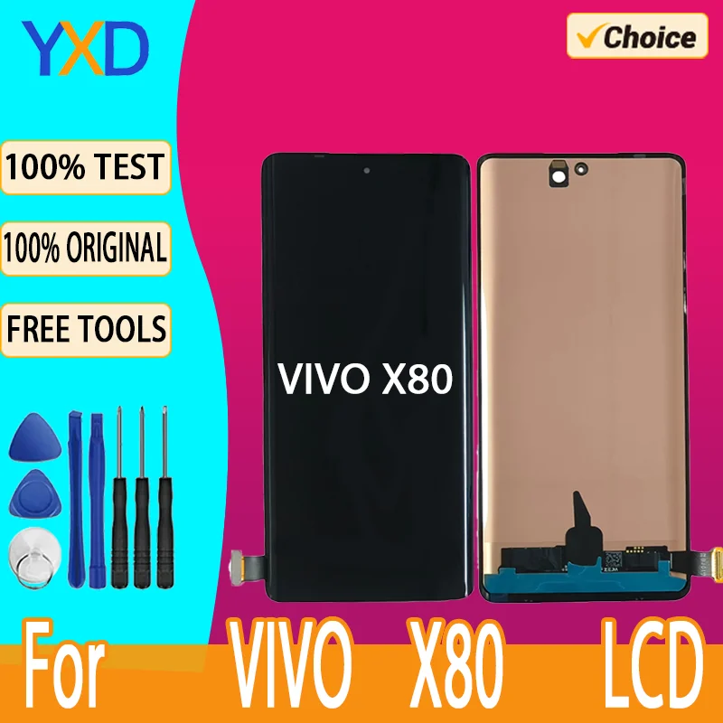 OLED Display For VIVO X80 OLED Display Touch Screen Digitizer Assembly For VIVO X80 OLED Screen Replacement