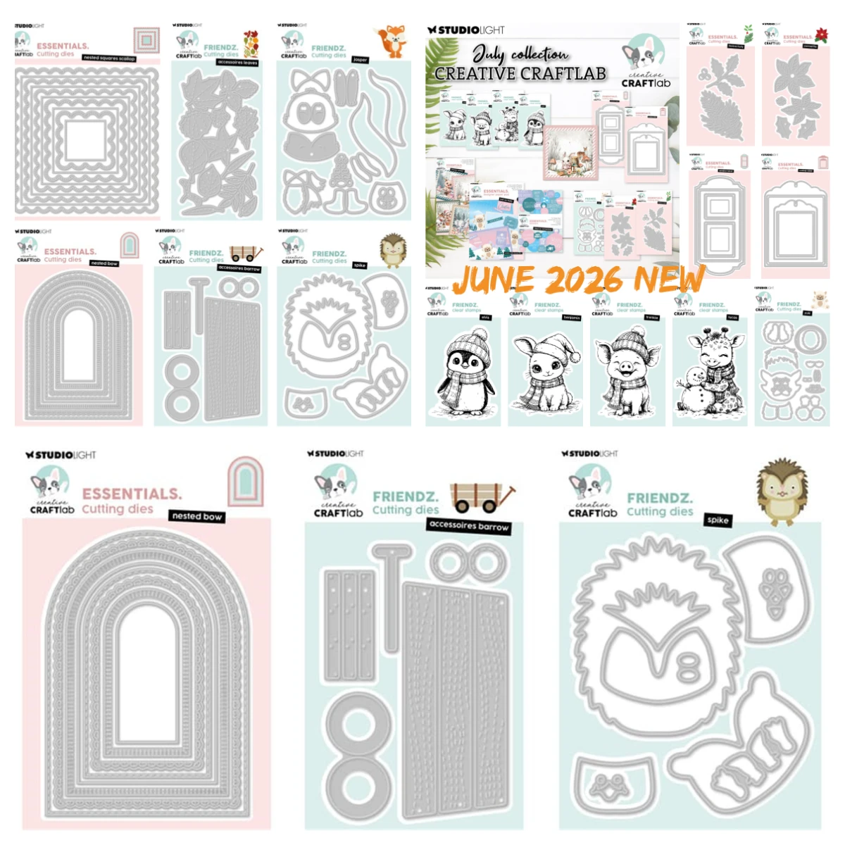 Nested Squares Scallop Layering Metal Craft Dies Cutting Photo Album DIY Scrapbooking Paper Make Cards Handmade Mold Embossing
