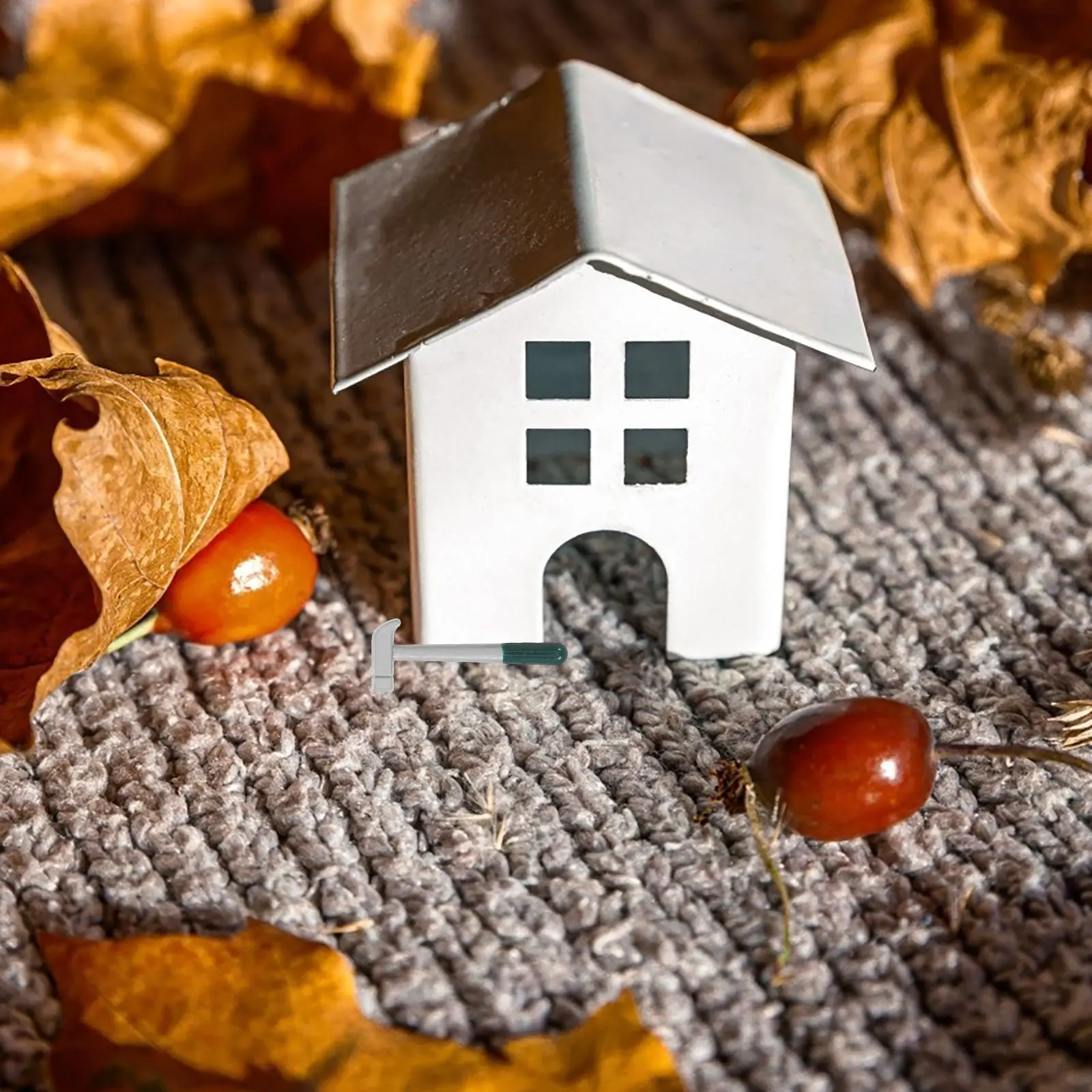 6Pcs Miniature Home Repair Tools Metal Alloy Precision Mini Yard Set for Dollhouse Landscaping Creative Pretend Play Accessories