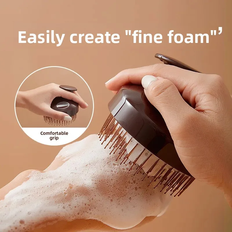 For Professional Shampoo Comb Scalp Meridian Massage Brush Hair Washing Cleaning Artifact Shower Spa Salon Use