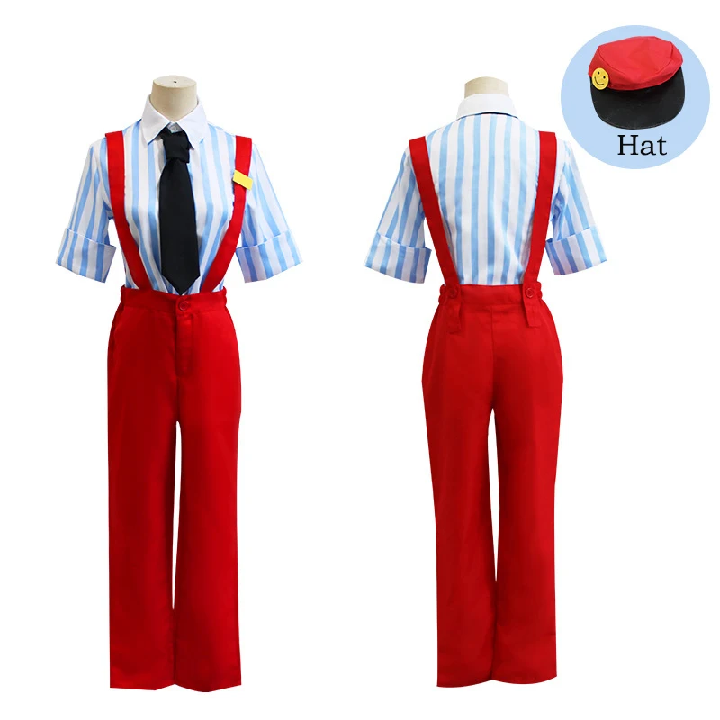 Anime Teto Cosplay Costume Women Kawaii School Uniform Full Set Shirt Pants Hat Tie Gloves Halloween Carnival Party Cute Clothes