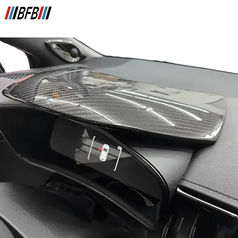 For TOYOTA Corolla GR Real Dry Carbon Fiber meter cover Light shading interior decoration modification Accessories 2023-2025
