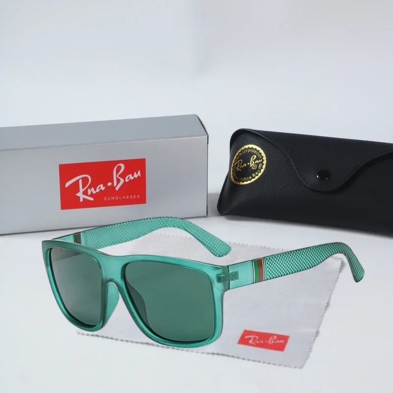 Verão proteção solar moda masculina condução polarizada óculos de sol ao ar livre casual óculos de sol retro grande quadro presentes masculinos