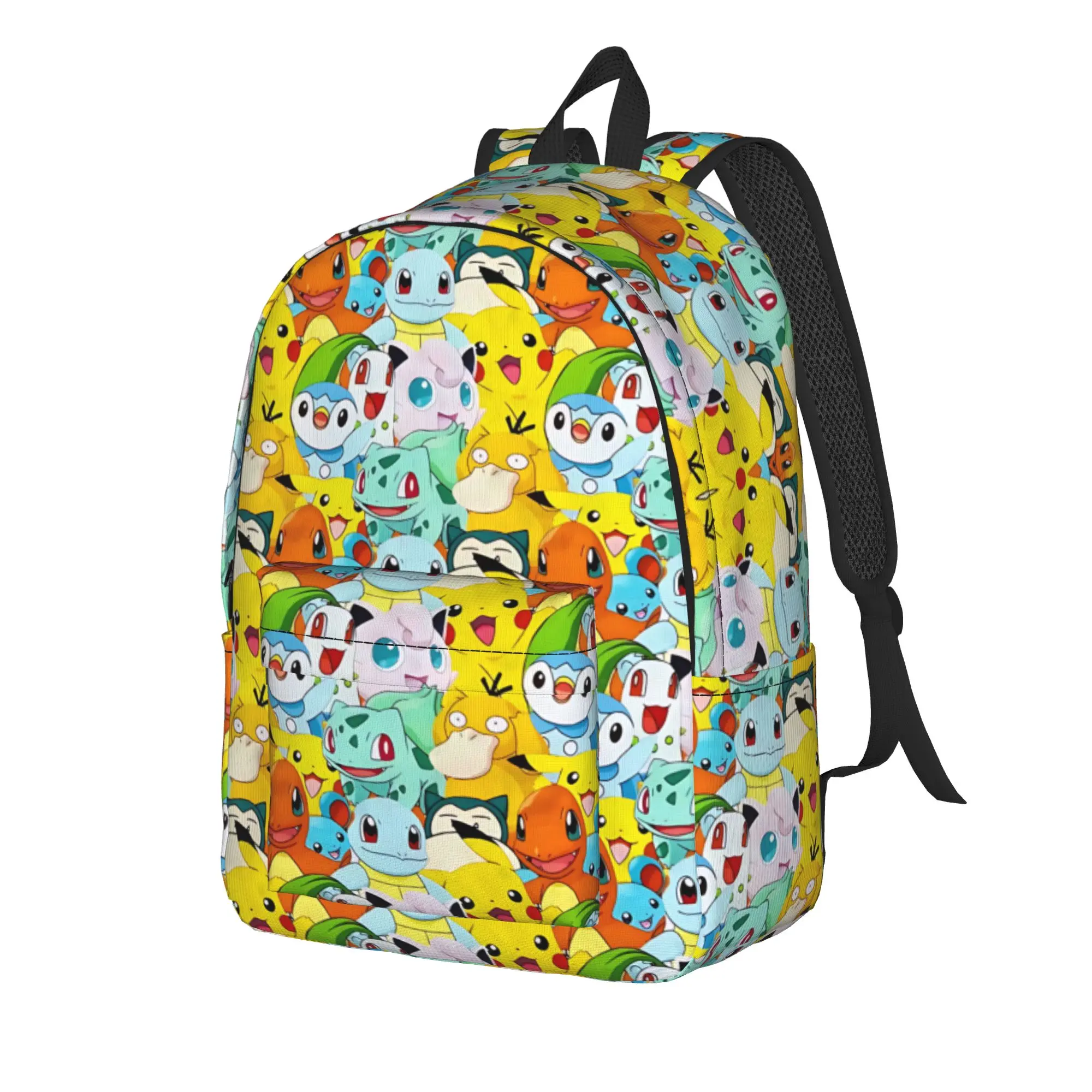 Fashion Cartoon Pokemon Theme Backpack  Mochilas Dual-Use School Large Capacity Rucksack