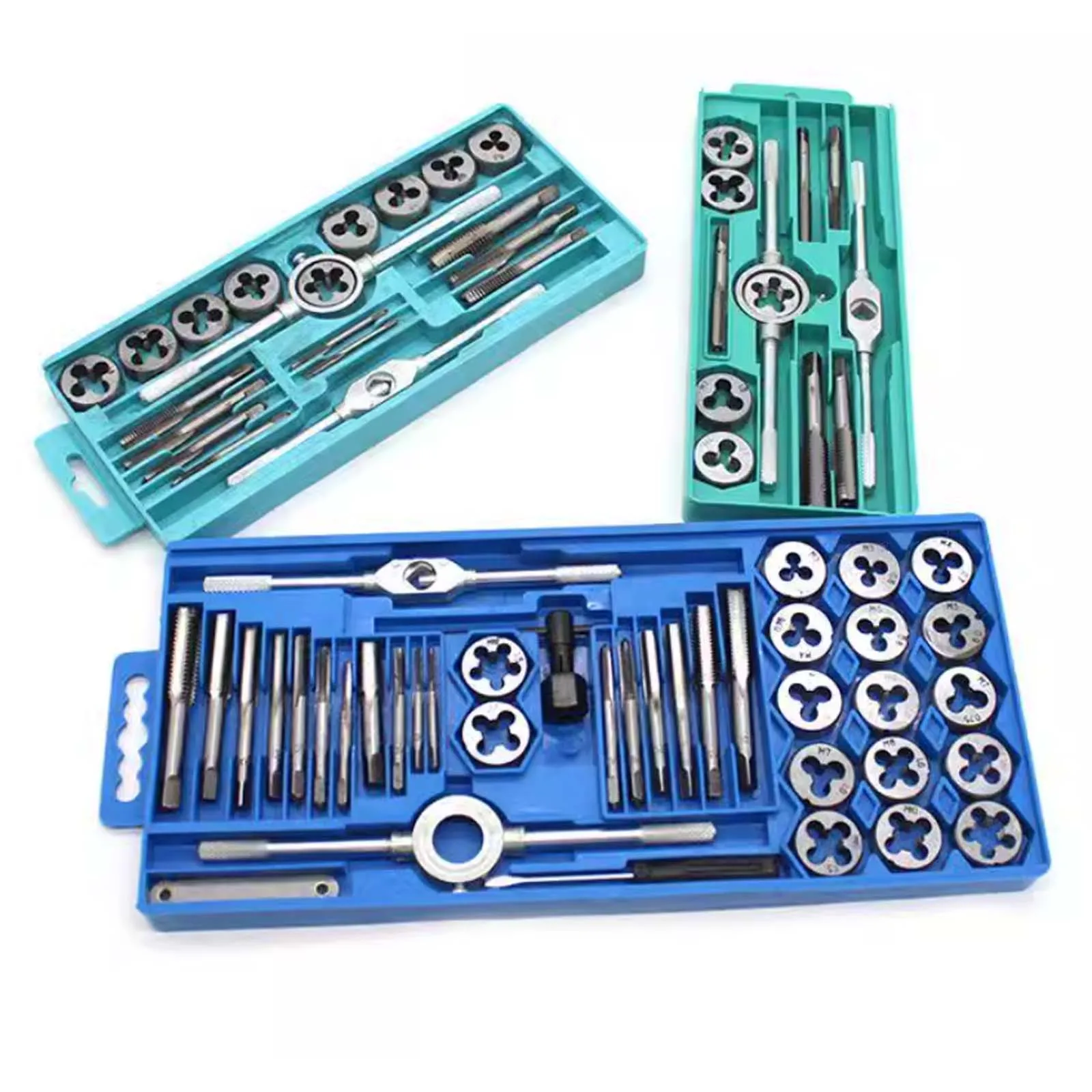 

Tap Plate Thread Combination Set, Screw Tap Tapper Drill Bit Manual Wrench Bushings Tapping Tools Drilling Threaded Holes
