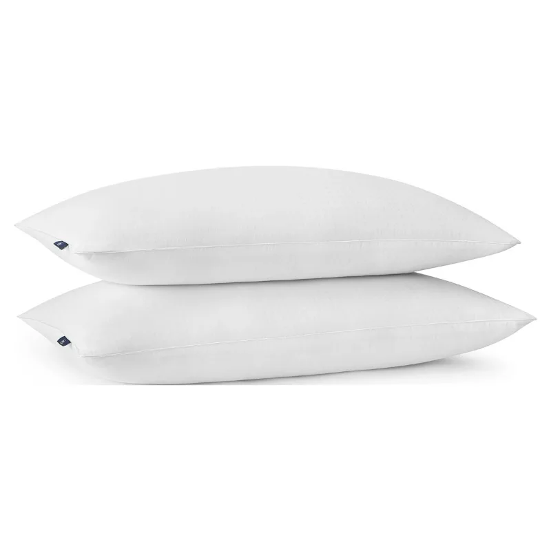 Won't Go Flat Bed Pillow, King, 2 Pack