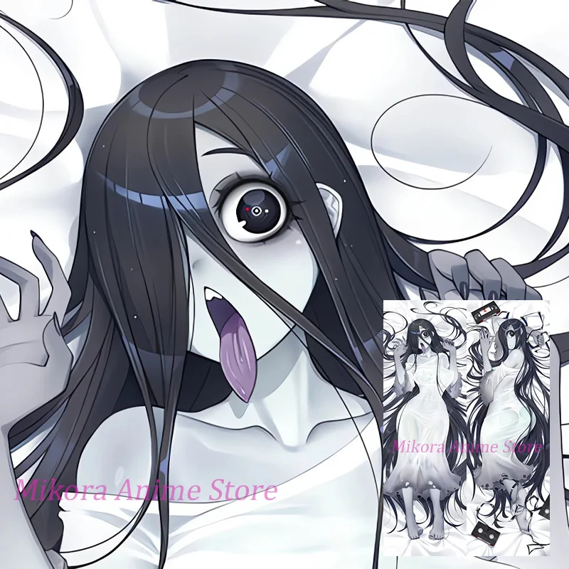 Dakimakura Sadako Yamamura Anime Body Pillow Cover Double Sided Print Life Size Pillowcase Gift