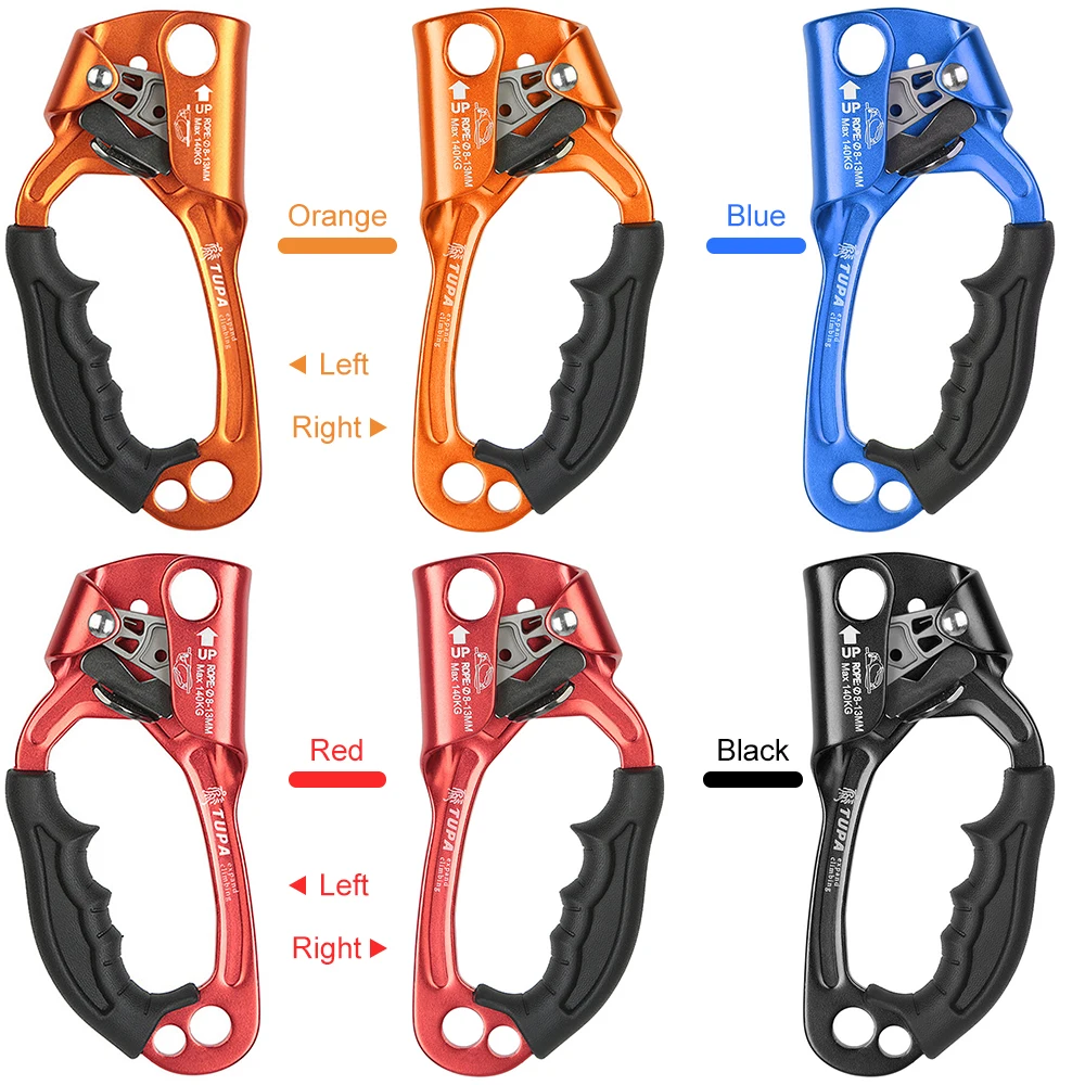 

Hand Ascender Aluminum Magnesium Alloy Rock Climbing Handheld Ascender for Aloft Working Caving