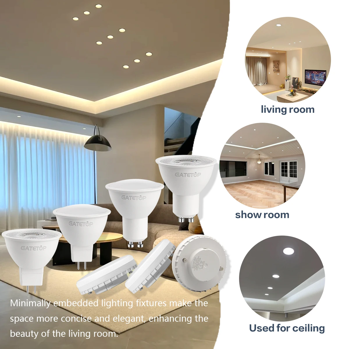 5 حزمة مصباح LED صغير مصباح 5 واط GU10 MR16 C37 G45 GX53 لمبات AC110V AC220V هايت التجويف CRI E27 E14 قاعدة للمنزل ديريك دراسة ضوء #5