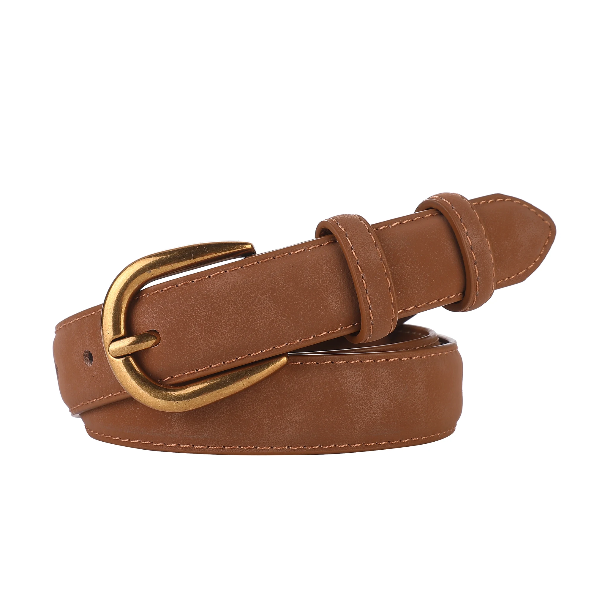 Ceinture Simple en Cuir group pour Femme, Deux Couches, Cuir de Vache, Flocon de Neige, Velours, Jeans, Sangle Fine, Design de Marque de Luxe