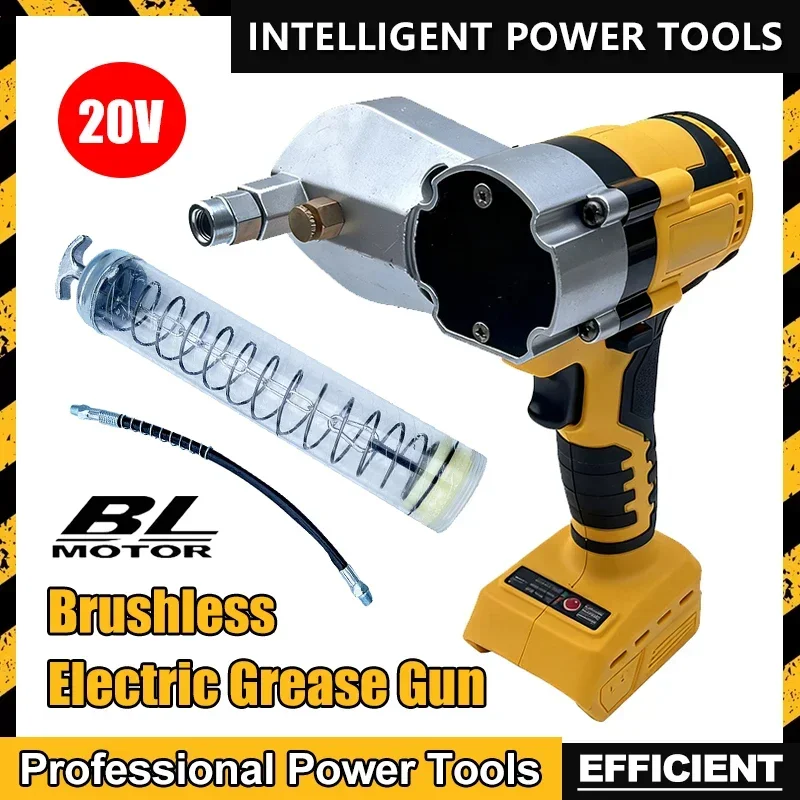 

Подходит для Dewalt, бесщеточный электрический смазочный пистолет для аккумулятора 20 В, смазочное масло высокого давления, инжектор, смазочные пистолеты