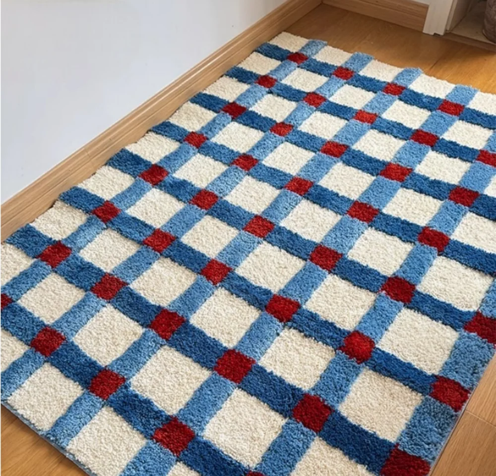 Vikama Modern Style Carpet, Living Room Sofa, Non Slip Floor Mat, Bedroom Headboard Carpet, Home Decoration