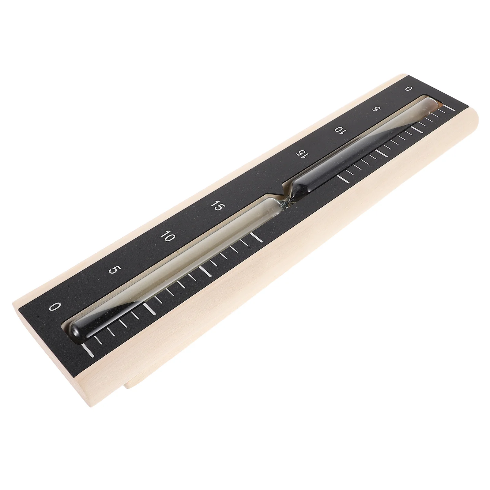 

Sauna Timer Hourglass 15 Minutes Sand Clock for Dry Steam Room Kitchen Countdown Black Children Heat Resistant Wood Design Sauna