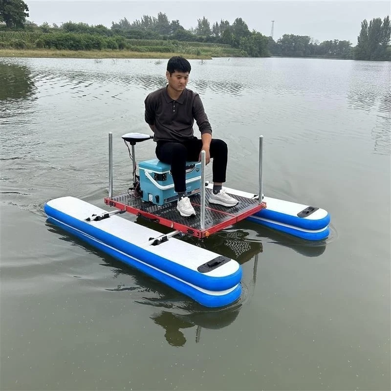 

Four air room small Zhang fishing floating platform Amphibious