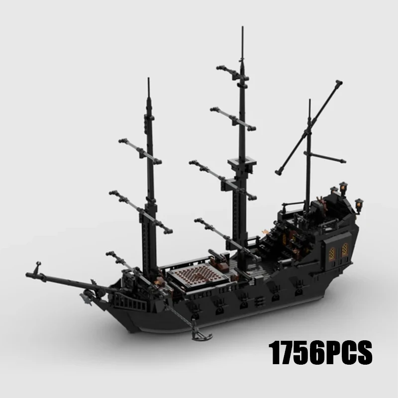 Moc Building Bricks Ship Model Invincible Black Pearl Boat Technology Modular Blocks Gifts Toys For Children DIY Sets Assembly