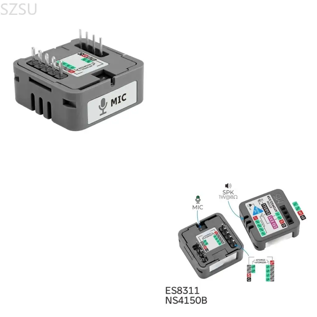

SZSU Atomics Base with Microphone and Speaker Recognition Base for Series AI Voice Recognition Interactive System