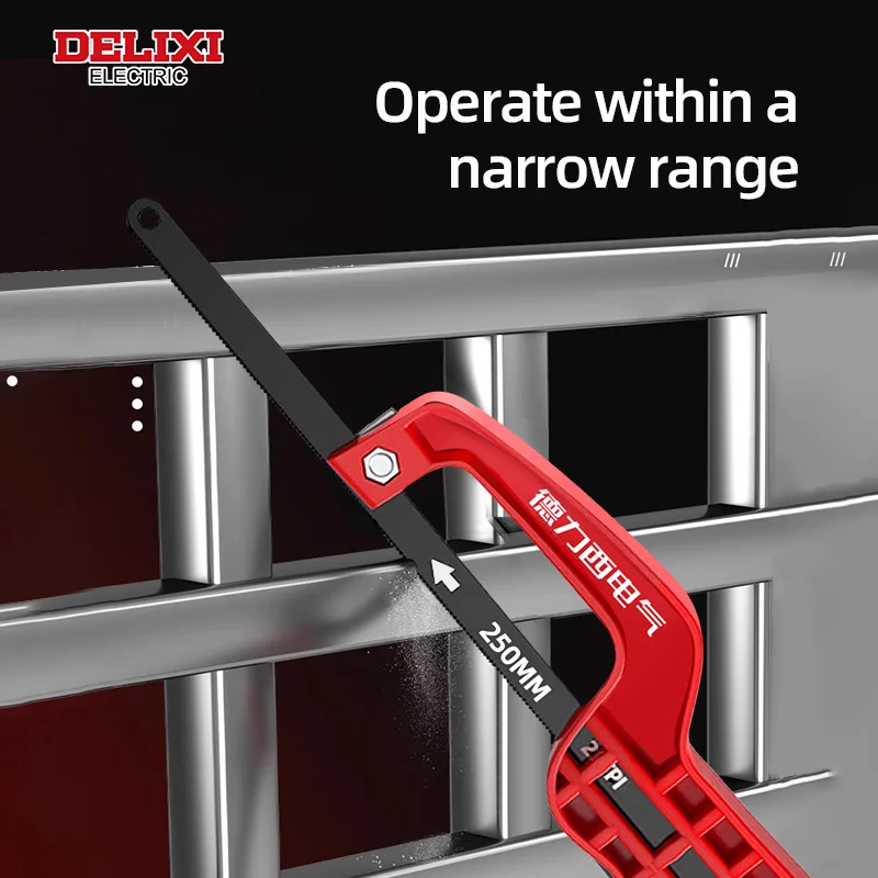 منشار جيب DELIXI ELECTRIC مقاس 10 بوصة منشار صغير محمول مع شفرة فولاذية SK5 سميكة منشار صغير خاص لأعمال النجارة #1