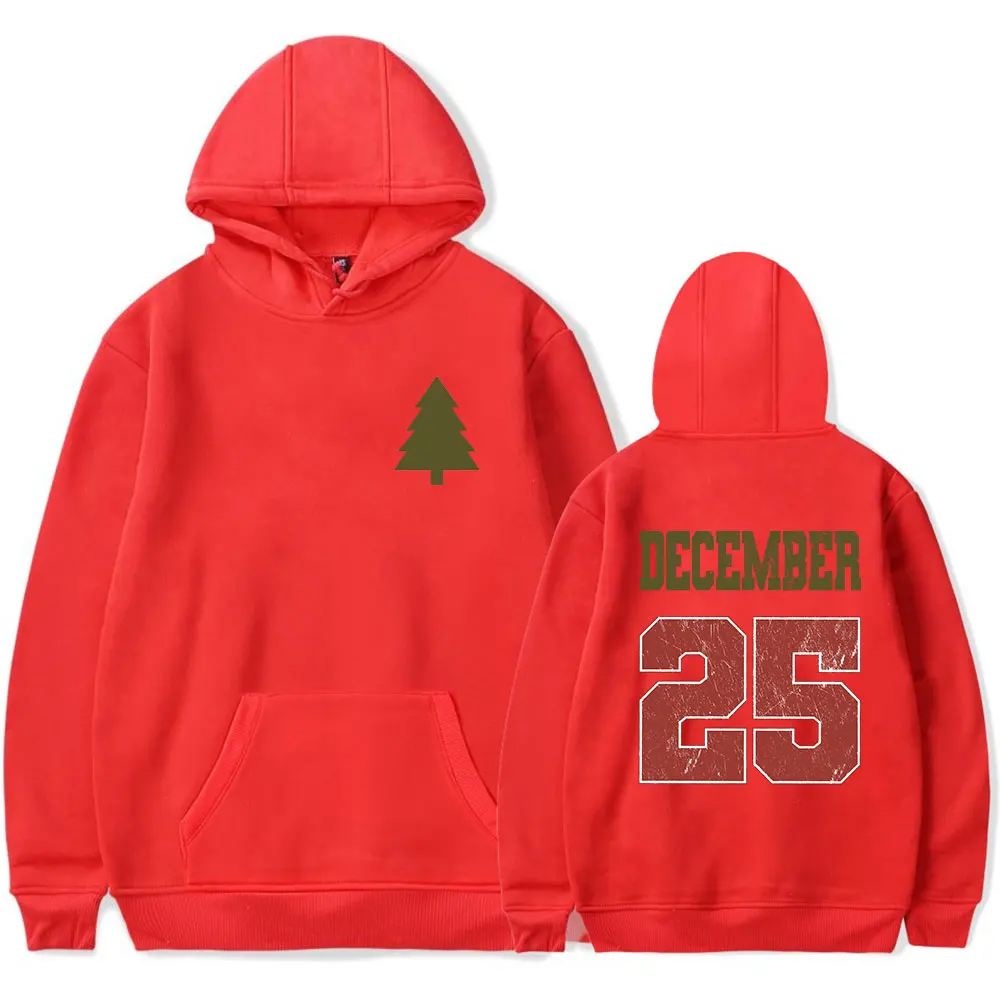 Distressed December 25 Hoodie Christmas 25 December hooded  Funny Family Christmas Gift Country Christmas Hoodie Christmas  Gift