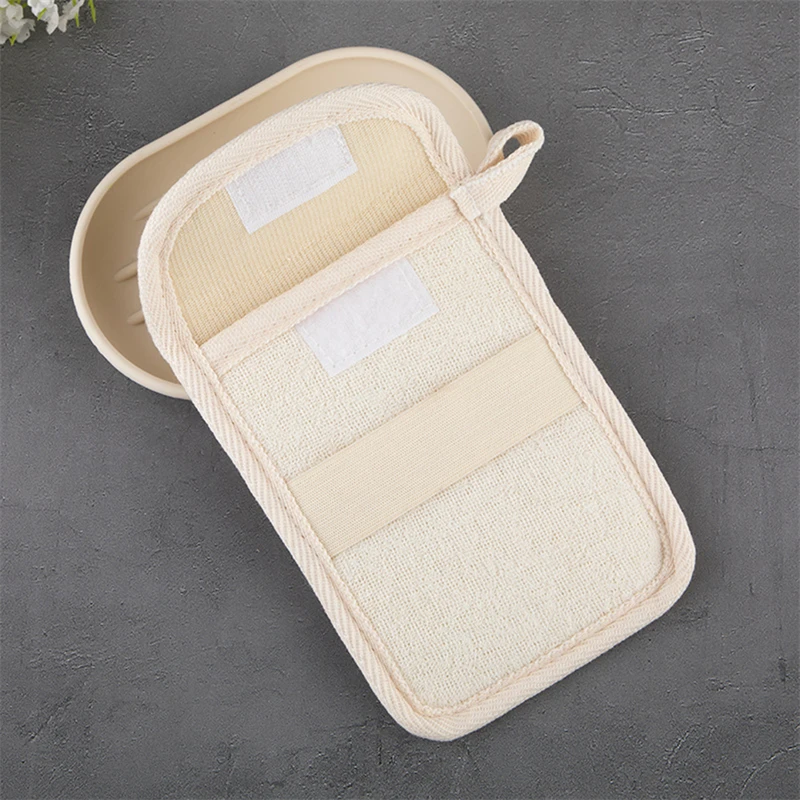 1 pz sapone schiuma rete borse a rete strumenti per il lavaggio del bagno pulizia del corpo bolla aiutante maglia pulizia profonda schiuma delicata rete di cotone