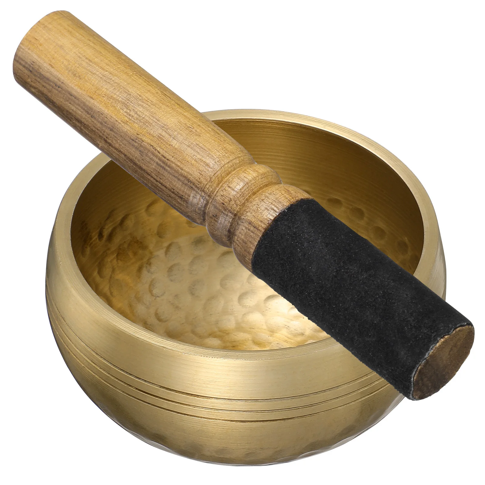 

1Set Meditation Singing Bowl Kit for Relaxation and Sleep Therapy Flat Bottom Yoga Bowl Decor for Bedroom Study Sauna