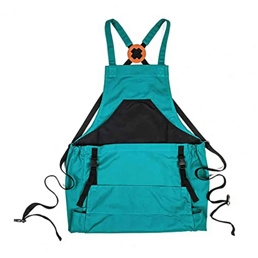 

Oxford Apron with Large Pockets Waterproof Tear-resistant Apron for Fruit Vegetable Picking Quick-Release Harvesting Apron for G