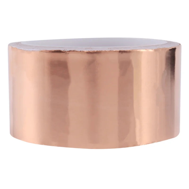 

AT05-6Pcs 50Mmx10m EMI Copper Adhesive Copper Foil Copper Tape Self-Adhesive Tape Roll