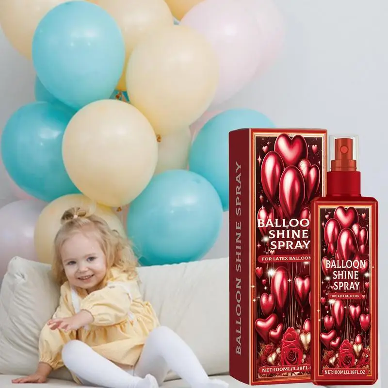 Balloon Shine Spray Latex Balloon Gloss Shine For Brilliant Appearance High Shine For Latex Balloons Ensures Brilliant