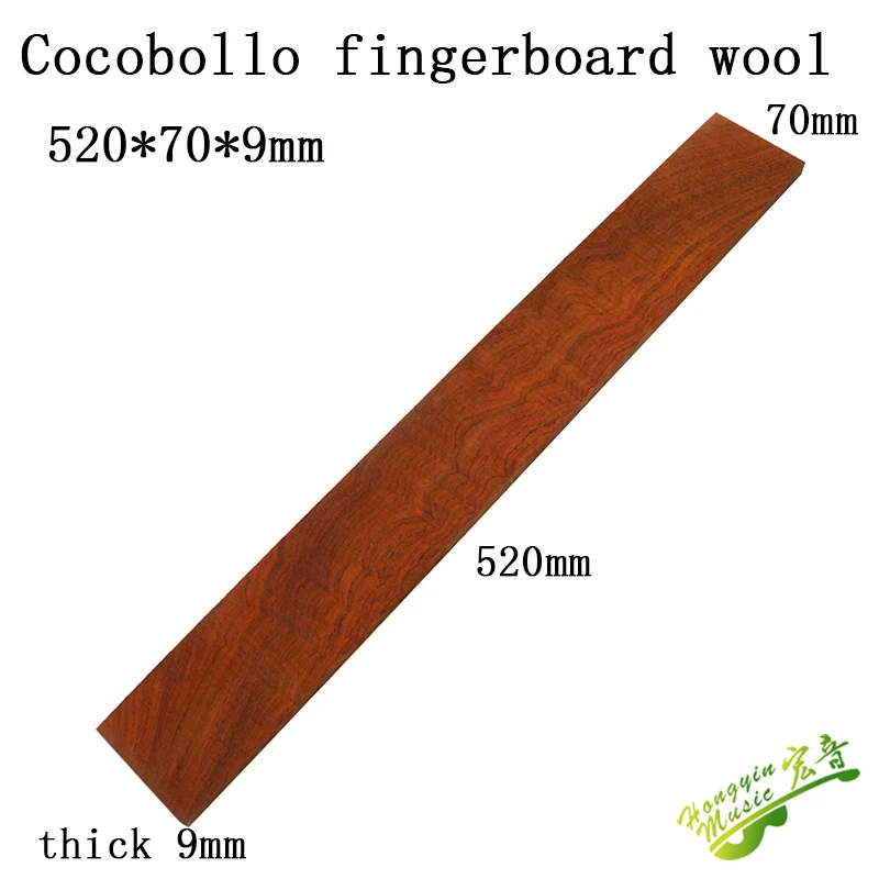 Gitarren-Griffbrett aus Ebenholz 520*70*8mm HUATOOL – Detail 7