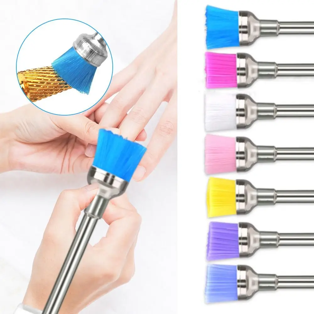 Nail Beauty Nail Drill Bit Cleaner DIY Spare Parts Nail Files Cleaning Brush Reusable Nail Files Dust Remover Nail Art Tools