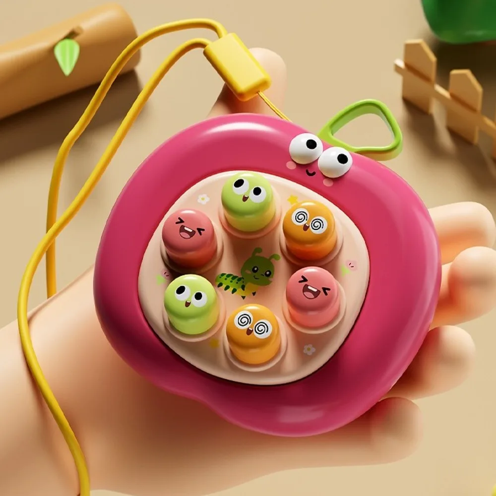 Cartoon Animals Whack-a-Mole Toy Stress Relief Duck Frog Apple Educational Toys Mini Size Hand-eye Coordination Toy